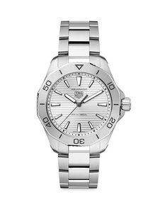 Часы Aquaracer Professional 200, 40 мм TAG Heuer, цвет Silver