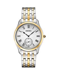 Часы Essentials, 39 мм Seiko Watch, цвет Silver