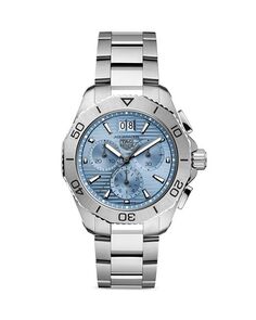 Aquaracer Professional 200 Date хронограф, 40 мм TAG Heuer, цвет Blue