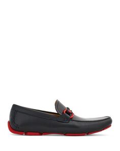 Мужские передние 4 слипоны для водителей Ferragamo, цвет Black