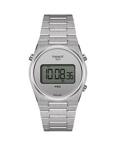 Цифровые часы PRX, 35 мм Tissot, цвет Silver