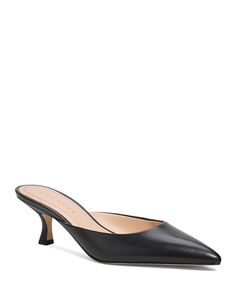 Женские туфли-лодочки Renn без шнуровки на высоком каблуке с острым носком COACH, цвет Black