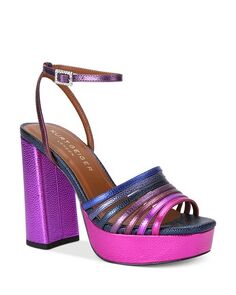 Женские сандалии Pierra на платформе с ремешком на щиколотке KURT GEIGER LONDON, цвет Purple