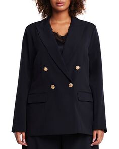 Двубортный пиджак Savannah Estelle Plus, цвет Black