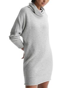 Платье-свитер с воротником-хомутом Sami REISS, цвет Gray