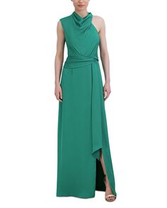 Длинное платье макси без рукавов BCBGMAXAZRIA, цвет Green