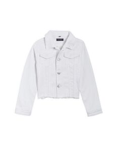 Джинсовая куртка Manning для девочек - Big Kid DL1961, цвет White