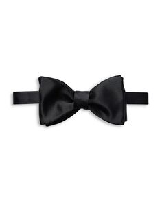 Атласный галстук-бабочка с завязками Eton, цвет Black