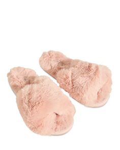 Женские плюшевые тапочки из искусственного меха Eberjey, цвет Pink