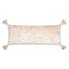 Декоративная подушка Velvet Crush, 13 x 36 дюймов Surya, цвет White