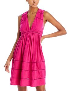 Платье Vesper из сверхмягкой марли Echo, цвет Pink
