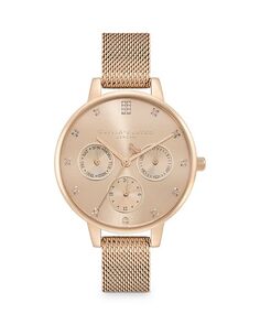 Многофункциональные часы с хронографом, 34 мм Olivia Burton, цвет Pink