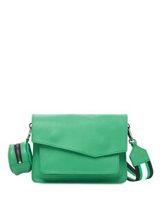 Маленькая кожаная сумка через плечо Cobble Hill Botkier, цвет Green