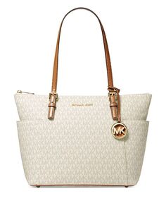 Большая сумка-тоут EW Michael Kors, цвет White