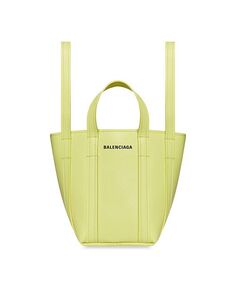 Мини-кожаная сумка-тоут на каждый день Balenciaga, цвет Green