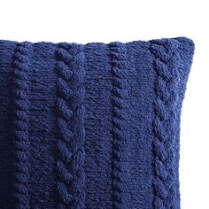 Плетеная декоративная подушка Sunday Citizen, цвет Blue