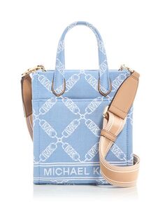 Сумка-шоппер Gigi North South XS через плечо Michael Kors, цвет Blue