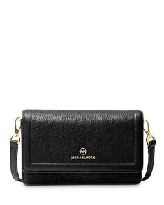 Маленькая сумка через плечо Jet Set Charm для телефона Michael Kors, цвет Black