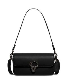 Миниатюрная сумка через плечо Studio Baguette COACH, цвет Black