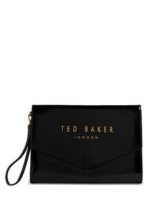 Клатч Crinkie Crinkle Icon Ted Baker, цвет Black