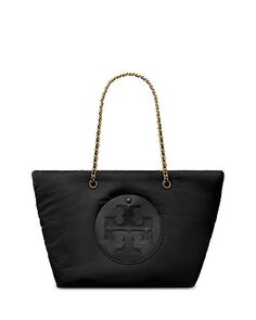 объемная сумка-тоут Ella с цепочкой Tory Burch, цвет Black