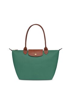 Сумка на плечо из нейлона Le Pliage Original среднего размера Longchamp, цвет Green