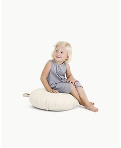 Круглая мини-подушка для пола Gathre, цвет Ivory/Cream