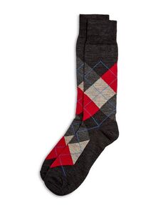 Носки из шерсти Argyle The Men&apos;s Store at Bloomingdale&apos;s, цвет Multi