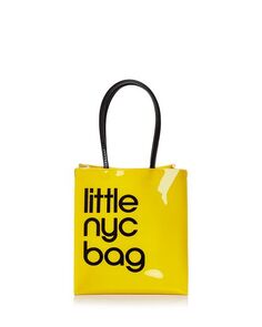 Маленькая сумка из Нью-Йорка Bloomingdale&apos;s, цвет Yellow Bloomingdales