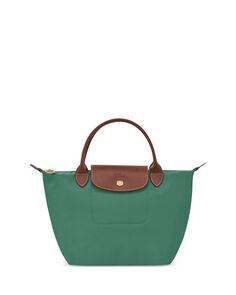 Маленькая нейлоновая сумка-тоут Le Pliage Original с верхней ручкой Longchamp, цвет Green