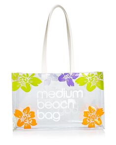 Средняя пляжная сумка Bloomingdale&apos;s, цвет White Bloomingdales