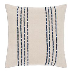 Декоративная подушка Emilio Broken Stripes, 20 x 20 дюймов Surya, цвет Ivory/Cream