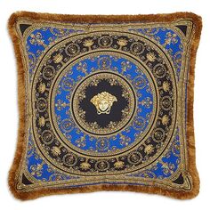 Декоративная подушка I Heart Baroque, 18 x 18 дюймов Versace, цвет Gold