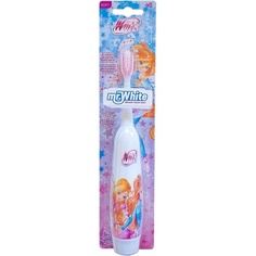 Электрическая зубная щетка Winx для детей на батарейках с мягкой щетиной, подходит для детей от 4 лет, Mr.White