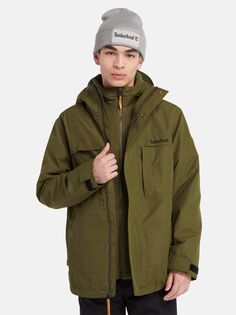 Водонепроницаемая куртка Benton 3в1 Timberland, темно-оливковый