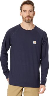 Огнестойкая (FR) футболка Force с длинными рукавами Carhartt, темно-синий