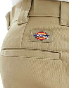 Узкие рабочие брюки-чинос прямого кроя Dickies 873 цвета хаки