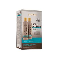 Набор косметики Kit Tratamiento Post Alisado Keratina Kativa, Champú 250 ml + Acondicionador 250 ml + Mascarilla 250 ml