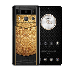 Смартфон Vertu Metavertu 2 Gold High-End Golden Carved Floral, 12 ГБ/512 ГБ, 2 Nano-SIM, черный/золото