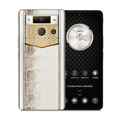 Смартфон Vertu Metavertu 2 Gold High-End Himalayan Alligator V Gold &amp; Diamond, 12 ГБ/512 ГБ, 2 Nano-SIM, белый/золото