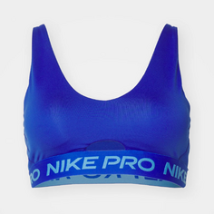 Спортивный топ Nike Performance Indy Plunge, синий