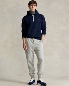 RL Флисовая толстовка с капюшоном Polo Ralph Lauren, цвет Blue