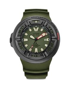 Часы Eco Promaster с ремешком из нержавеющей стали, 48,2 мм Citizen, цвет Green