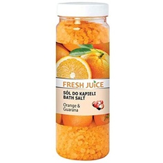 Соль для ванн «Апельсин и гуарана» от Green Pharmacy, 700 г, Fresh Juice