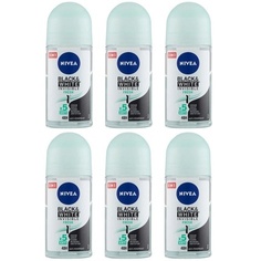 Роликовый дезодорант-антиперспирант Invisible Black &amp; White Fresh для женщин, 50 мл, Nivea