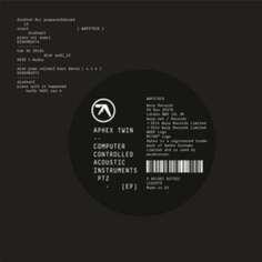 Виниловая пластинка Aphex Twin - Computer Controlled Acoustic Instruments pt 2 EP Warp