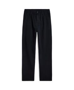 Хлопковые брюки-чинос с завязками для больших мальчиков Polo Ralph Lauren, черный
