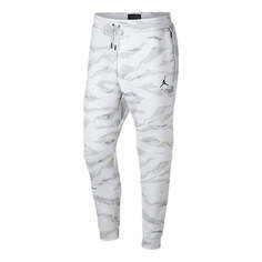 Спортивные штаны Men&apos;s Air Jordan Casual Camouflage Drawstring Sports Pants/Trousers/Joggers White, мультиколор Nike
