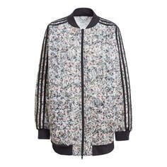 Куртка (WMNS) Adidas Originals Bomber Jacket &apos;Floral&apos;, цвет floral/black/white
