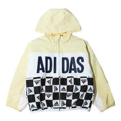 Куртка (PS) adidas Logo Stretch-woven Jacket &apos;Yellow White Black&apos;, желтый